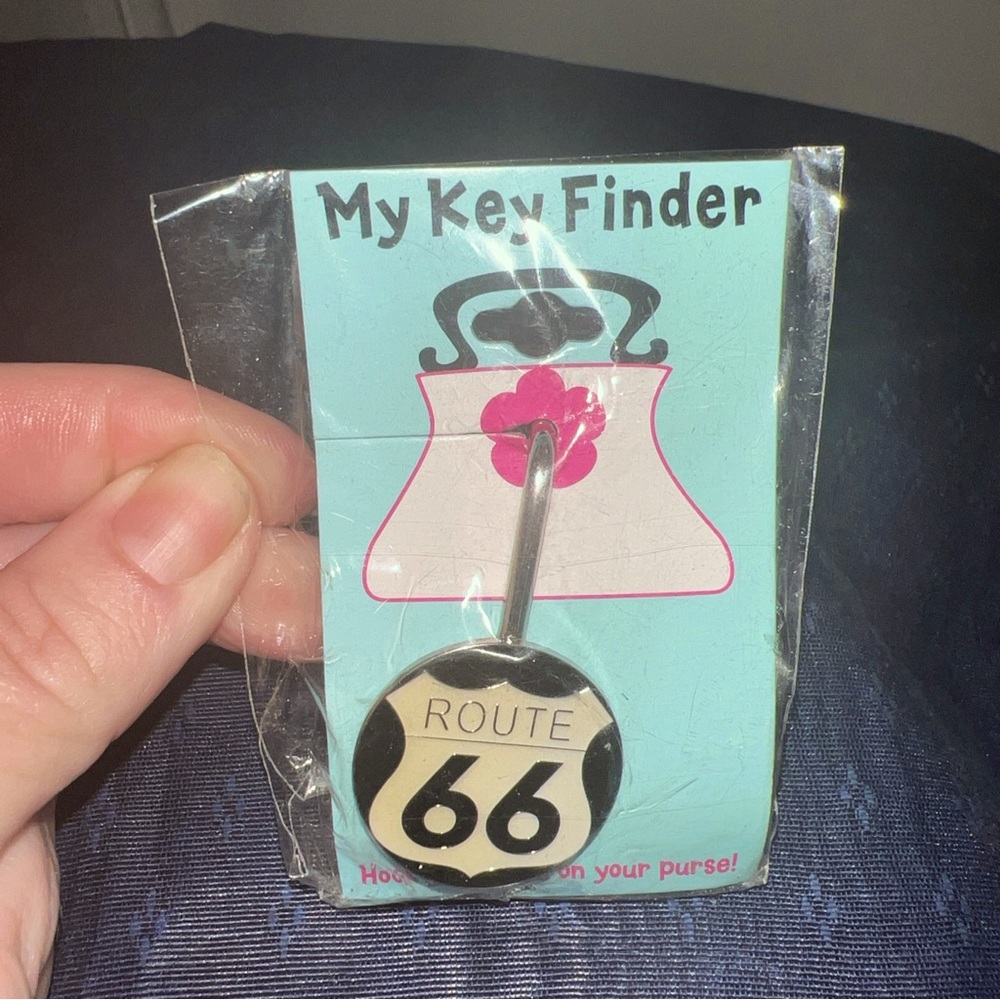 My Key Finder Route 66 Hook Your Keys On Your Purse